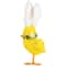 10" Yellow Easter Duckling Accent with Rabbit Ears